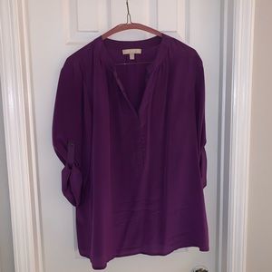 Banana Republic Purple Blouse